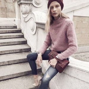 Madewell Burgundy clutch